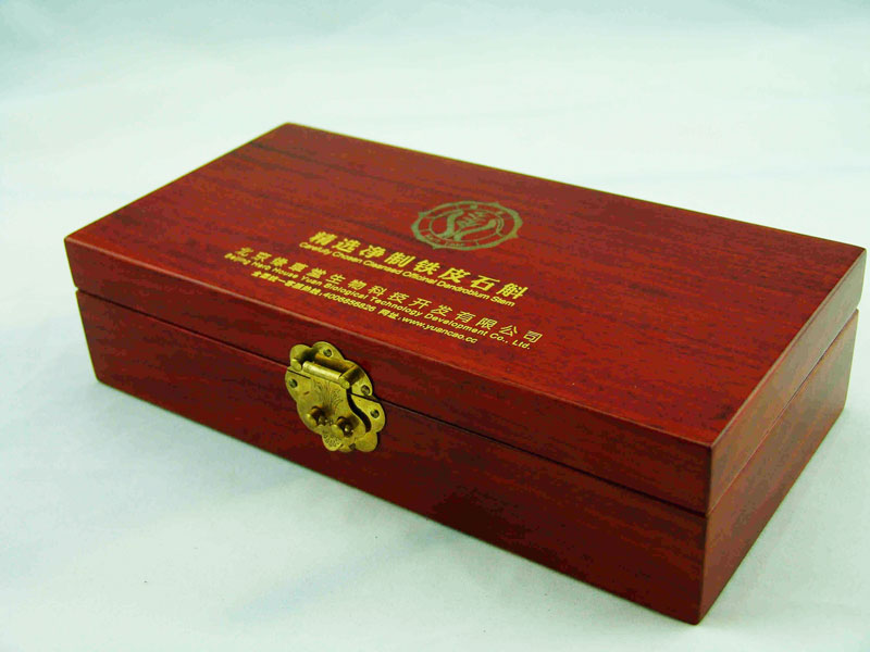 铁皮石斛礼盒包装高档保健品红木包装
