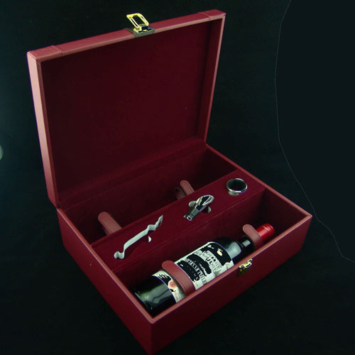 红酒皮盒